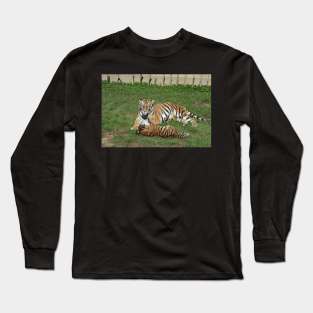 Tiger Mother and Cub Long Sleeve T-Shirt